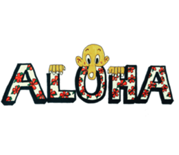 aloha abc sticker #14984591