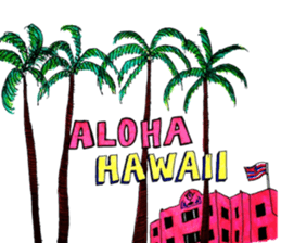 aloha abc sticker #14984593