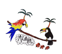 aloha abc sticker #14984594