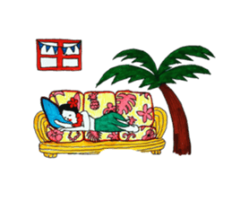 aloha abc sticker #14984595