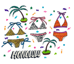aloha abc sticker #14984597