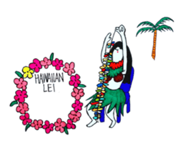 aloha abc sticker #14984598