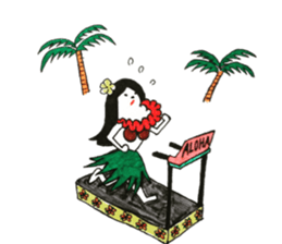 aloha abc sticker #14984606