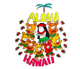 aloha abc sticker #14984611