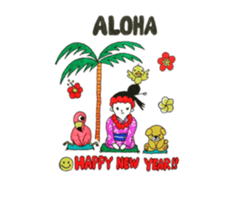 aloha abc sticker #14984612
