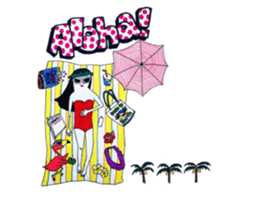 aloha abc sticker #14984616