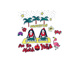 aloha abc sticker #14984617
