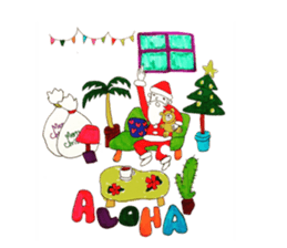 aloha abc sticker #14984618