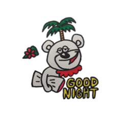 aloha abc sticker #14984620
