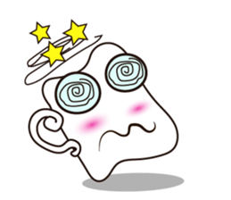 Mischievous White Cups Scowling sticker #14984777