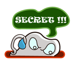 Mischievous White Cups Scowling sticker #14984781