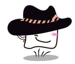 Mischievous White Cups Scowling sticker #14984785