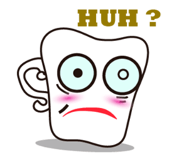 Mischievous White Cups Scowling sticker #14984811