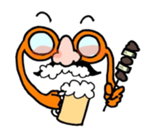 HANAMEGANE KUN sticker #14985103