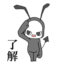 looks like an angel. looks like a devil. sticker #14985282