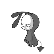 looks like an angel. looks like a devil. sticker #14985286