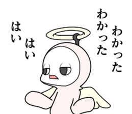 looks like an angel. looks like a devil. sticker #14985290