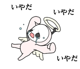 looks like an angel. looks like a devil. sticker #14985292