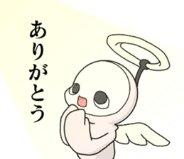 looks like an angel. looks like a devil. sticker #14985294