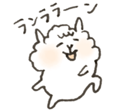 alpaca yeah! sticker #14985475