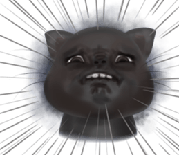 Couple of a black cat and a koala sticker #14986256