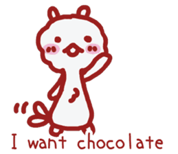 I want chocolates sticker #14986302