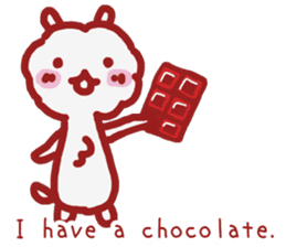 I want chocolates sticker #14986321