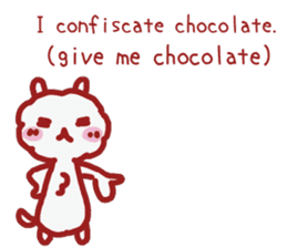 I want chocolates sticker #14986328
