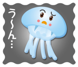 jellyfish-boy sticker #14986343