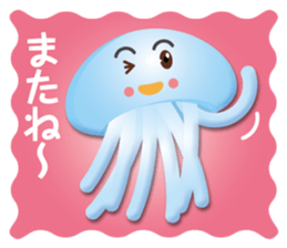 jellyfish-boy sticker #14986348