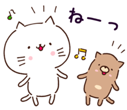 cat and dog sticker sticker #14986591