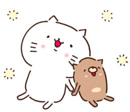 cat and dog sticker sticker #14986620