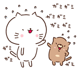 cat and dog sticker sticker #14986622