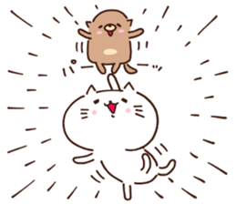cat and dog sticker sticker #14986628