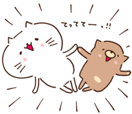 cat and dog sticker sticker #14986629