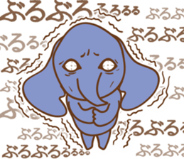 Worldly desires elephant sticker #14986888