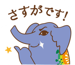 Worldly desires elephant sticker #14986890