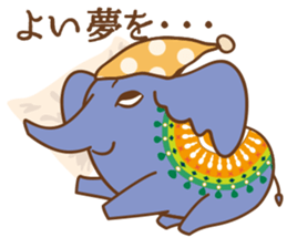 Worldly desires elephant sticker #14986894