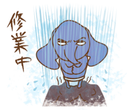 Worldly desires elephant sticker #14986898