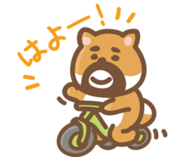 Donde Estan Los beard"Shiba Dog" sticker #14986903