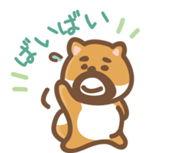 Donde Estan Los beard"Shiba Dog" sticker #14986904