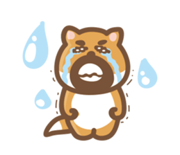 Donde Estan Los beard"Shiba Dog" sticker #14986917