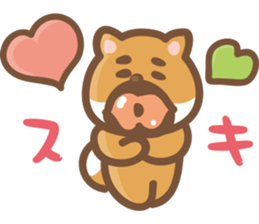 Donde Estan Los beard"Shiba Dog" sticker #14986920