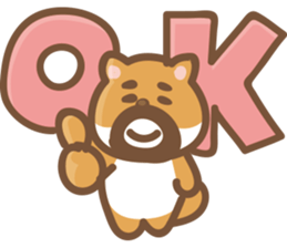 Donde Estan Los beard"Shiba Dog" sticker #14986922