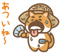 Donde Estan Los beard"Shiba Dog" sticker #14986938