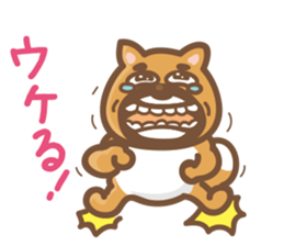 Donde Estan Los beard"Shiba Dog" sticker #14986940