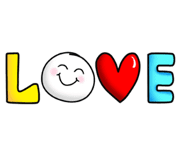Om Yim "LOVE LOVE" sticker #14987049