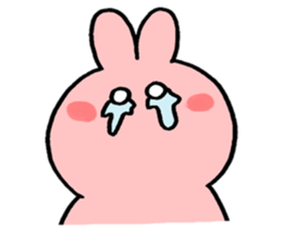 Rabbit and Frog and sometimes Bird sticker #14987231