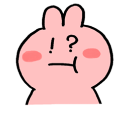 Rabbit and Frog and sometimes Bird sticker #14987248