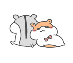 hamster twins sticker #14987264